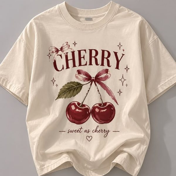 Cherry Print TEE